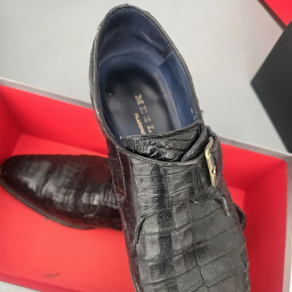 Genuine Alligator Mezlan Shoes Size 10 Hp🔥🔥🔥 - Picture 1 of 6